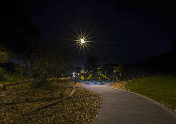 Lundgren Chain Reserve Solar Pathway Lighting