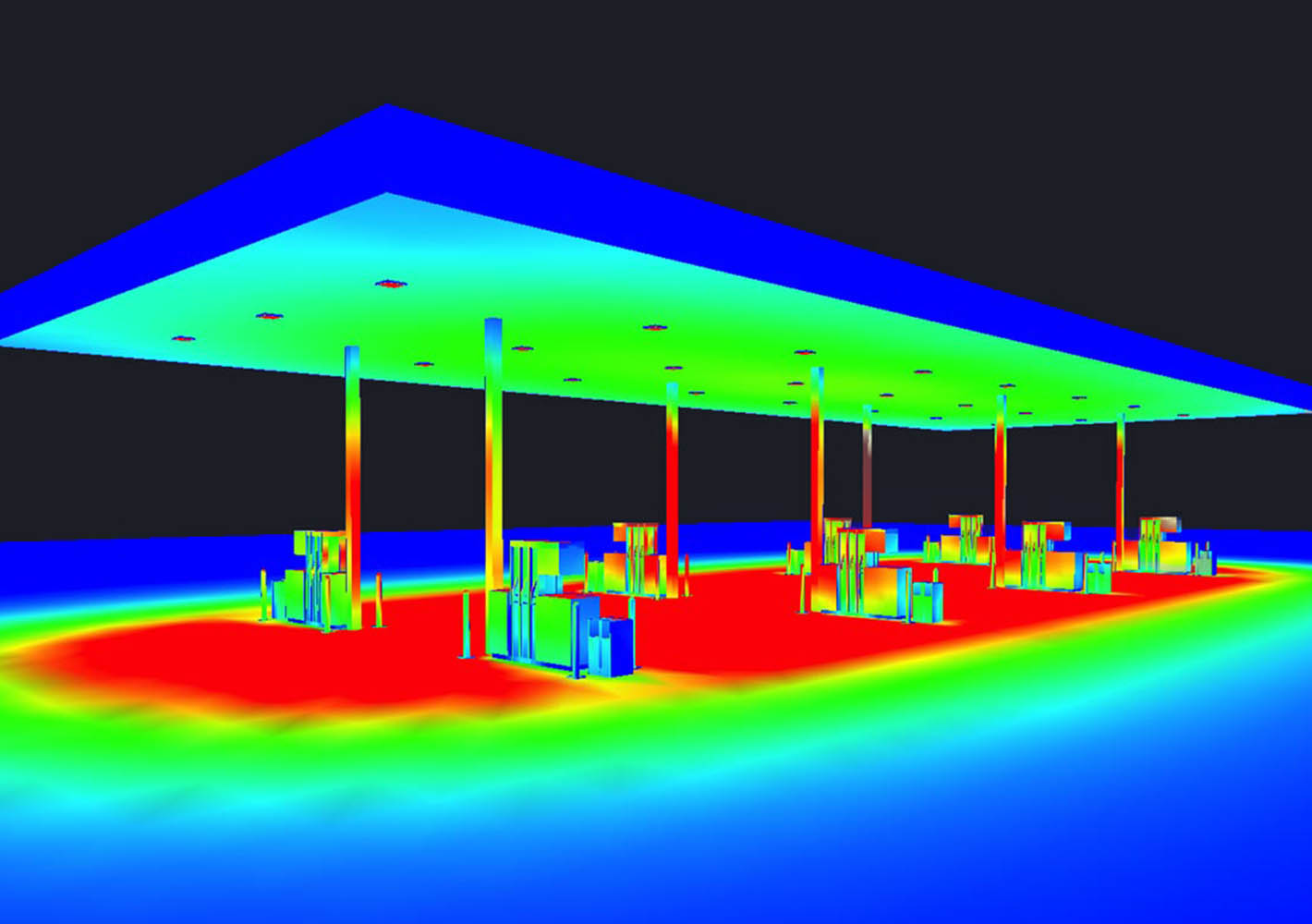 Petrol Station Lighting